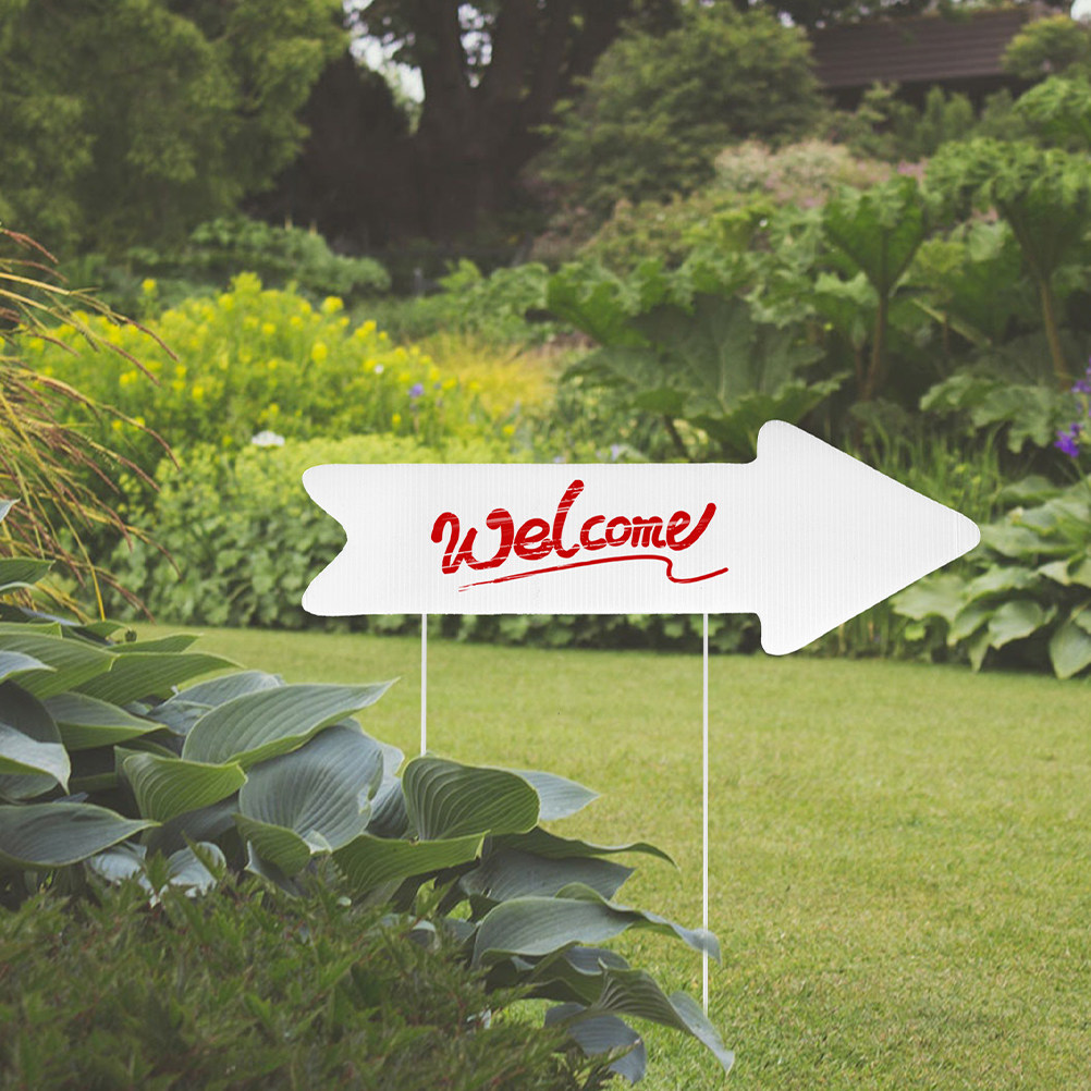 Yard Sign Blank - 2 szt. Puste tabliczki ogrodowe z