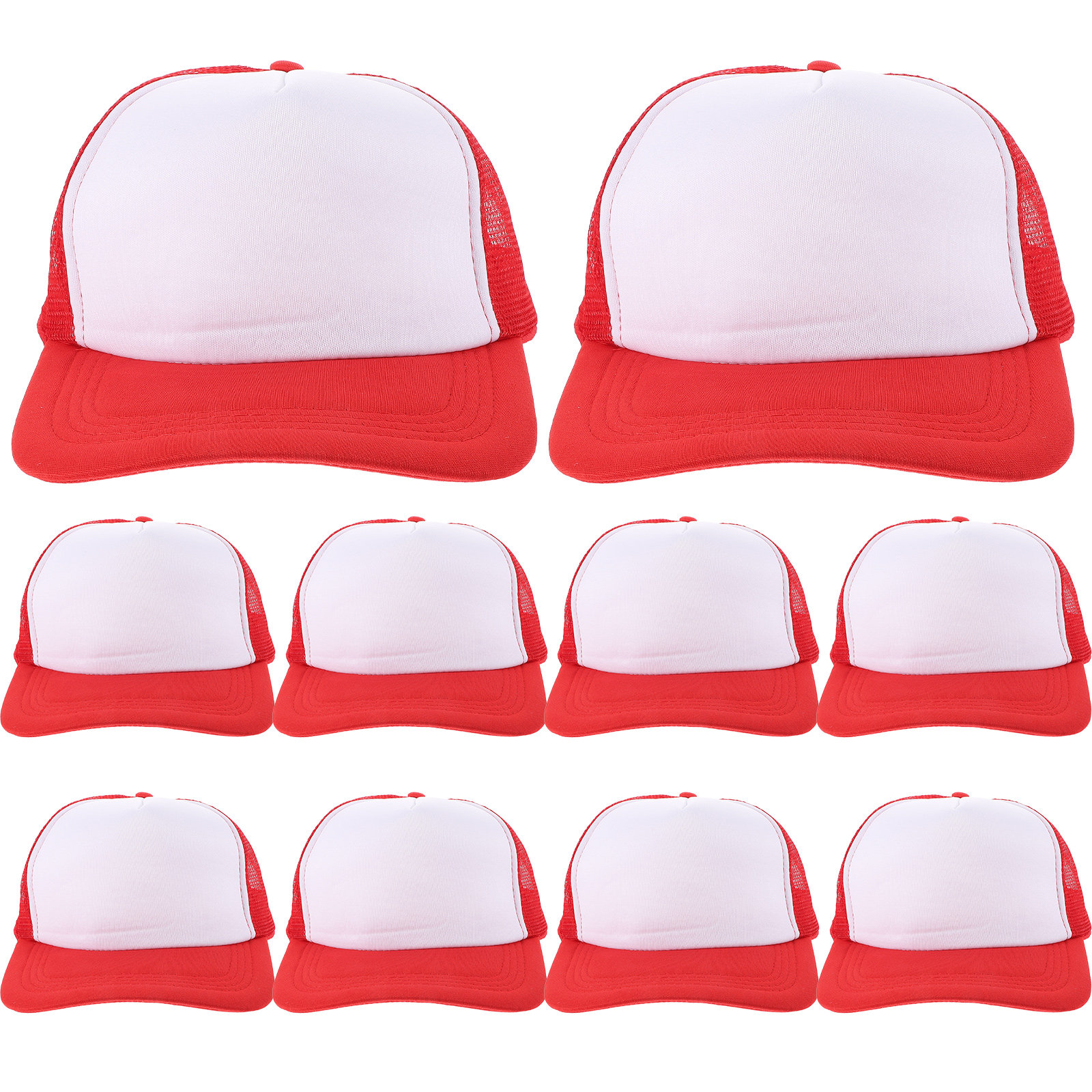 Hat Sublimation Blank - 10 sztuk pustych czapek z siateczką,