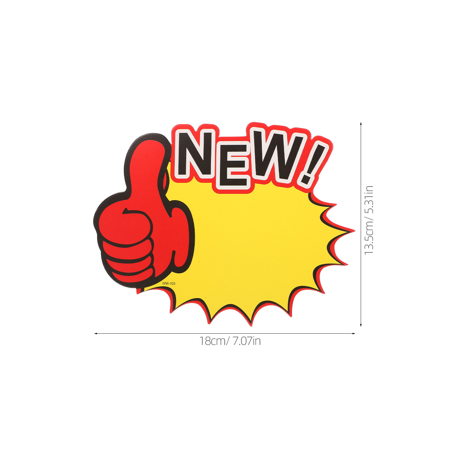 100 sztuk dużych, pustych etyk – Yard Sign Blank recenzja i cena