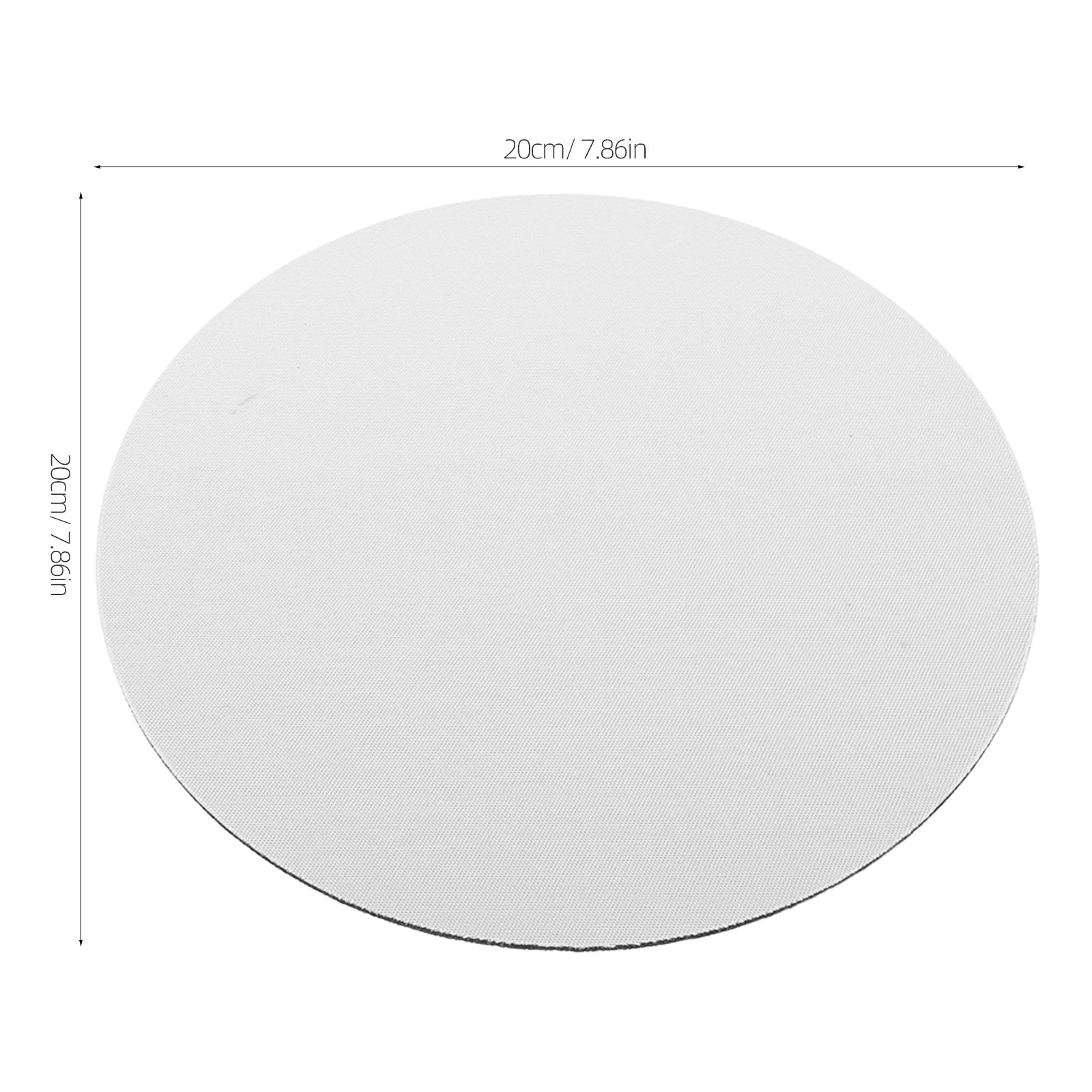 12 sztuk białych, okrągłych po – Mouse Pad Blank Sublimation recenzja i cena