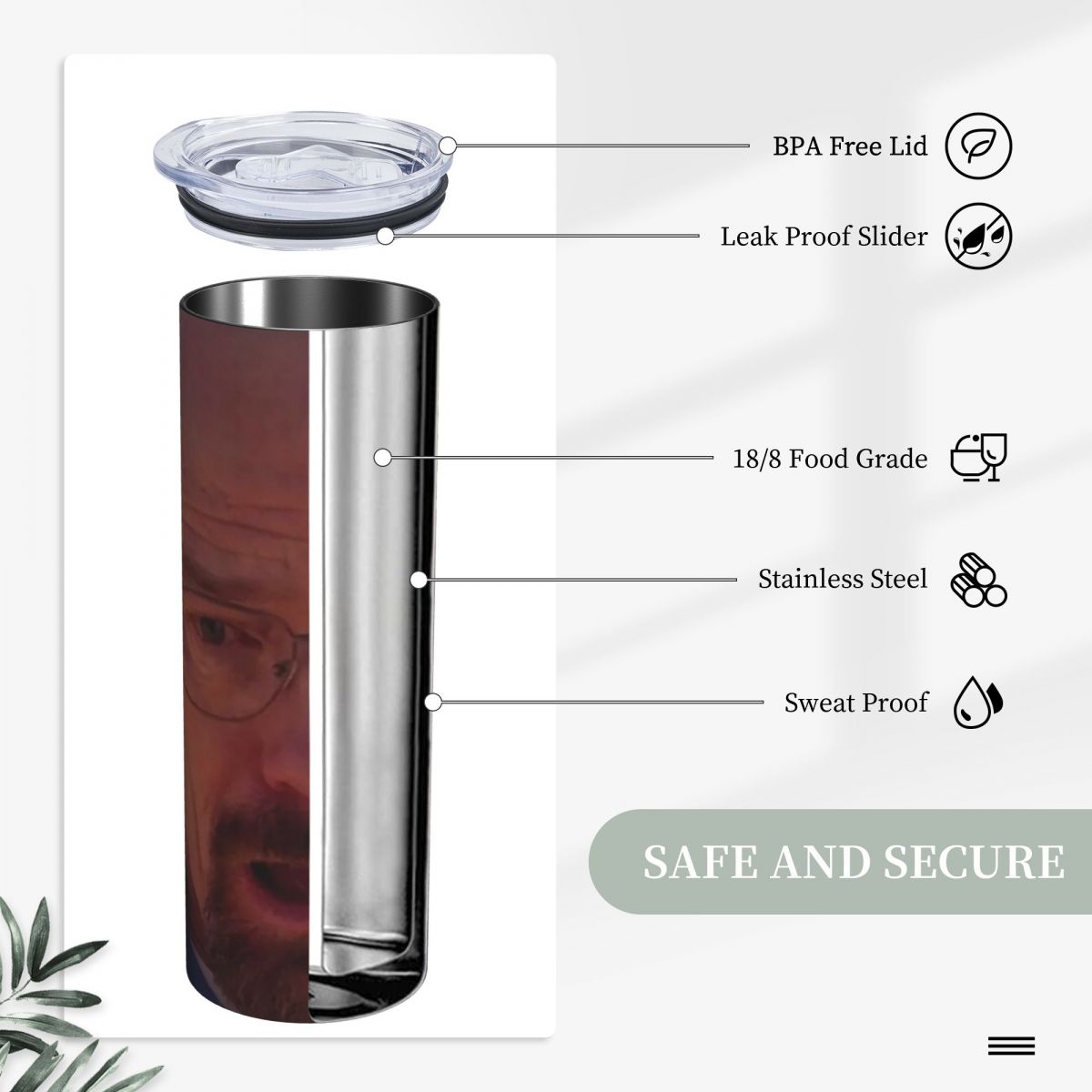 Walter White Mem Kubek termicz – Tumbler 20Oz White recenzja i cena