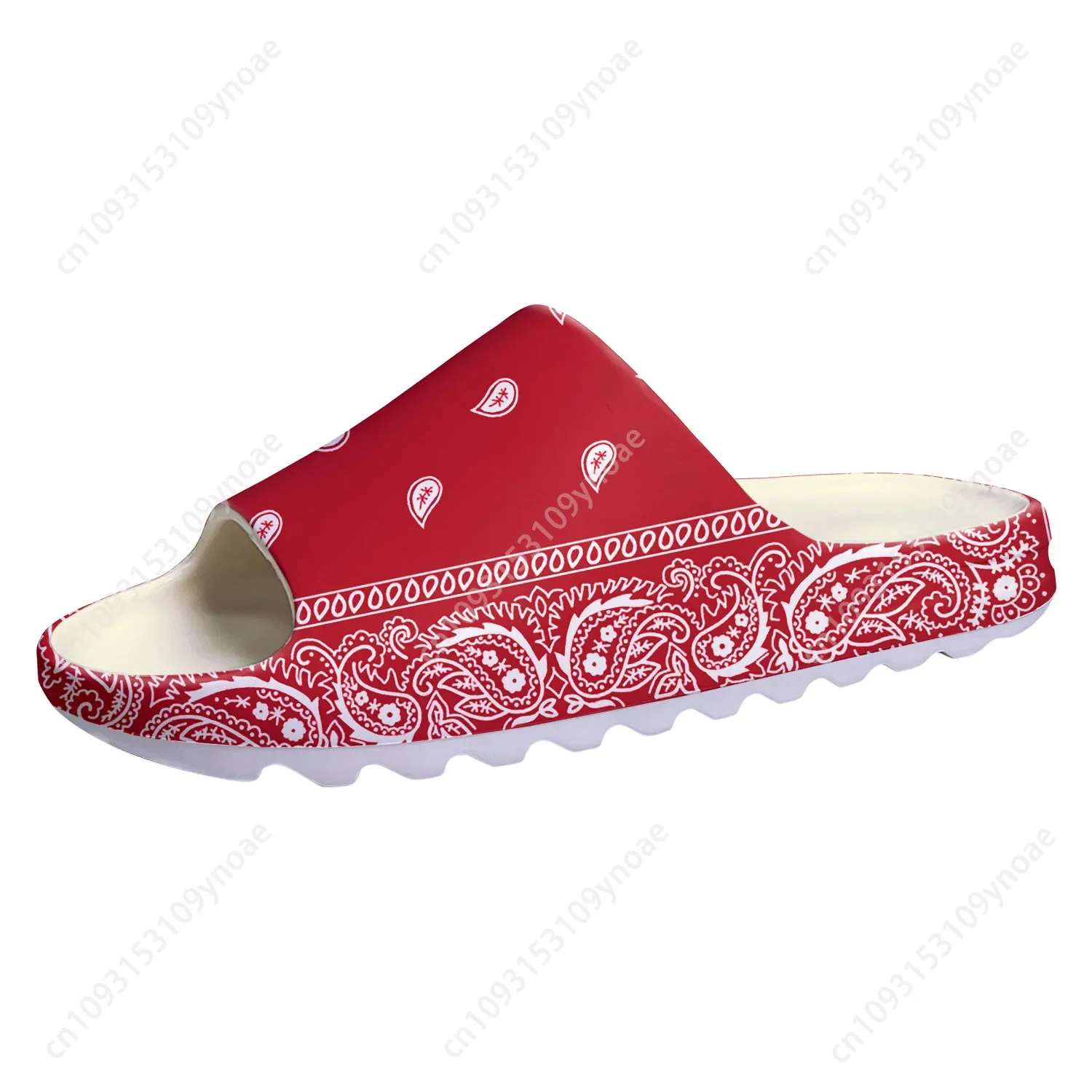 Klapki Bandana Paisley Miękka  – Bandana Blank White recenzja i cena