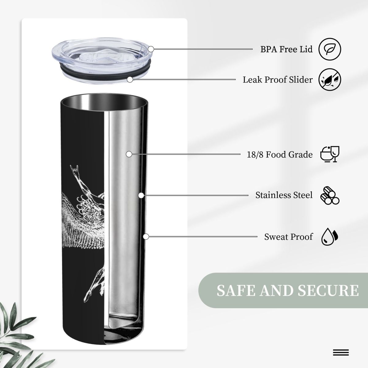Icarus – kubek termiczny ze sł – Tumbler 20Oz White recenzja i cena
